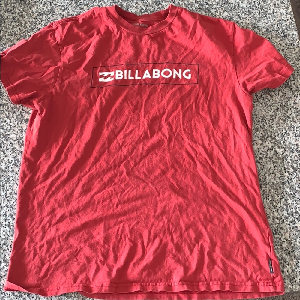 Red billabong shirt
